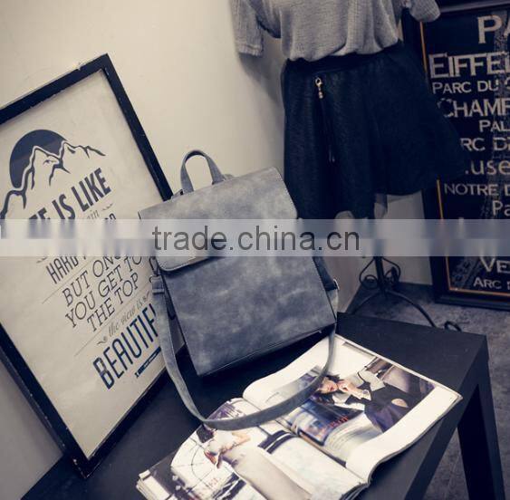 2016 new design backpack fashion quare shoulder bag colorful retro backpack