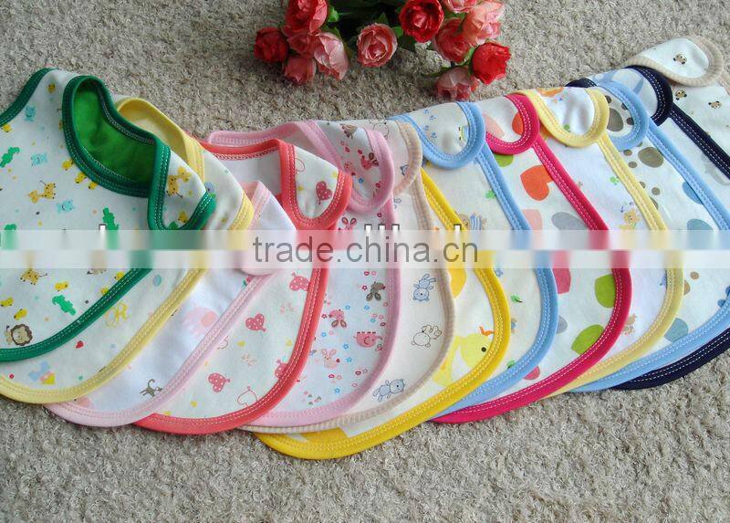 waterproof printed embroidery baby bib