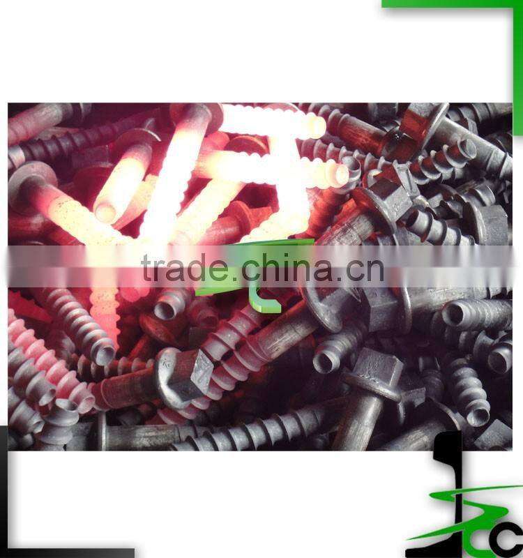 Railway coach screws/screw spikes/Galvanized sleeper screws