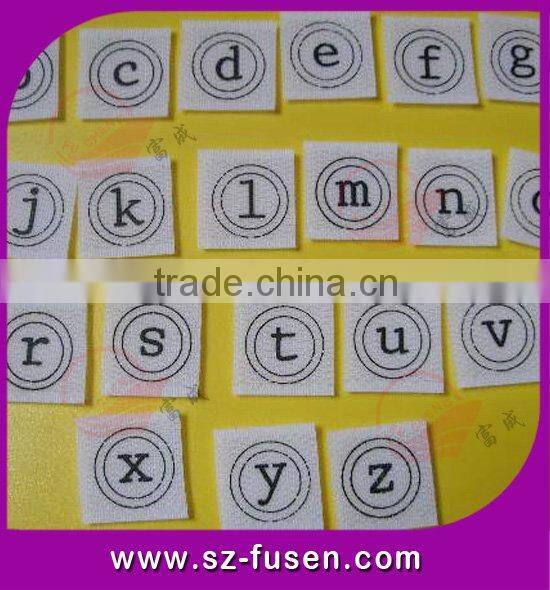 Hot Magic Letters of fastener tape hook and loop