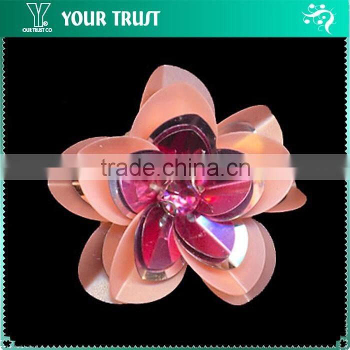 Handmade Bead Black Swan Decorative Flower For Dresses Gift Crafts