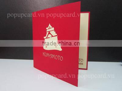 Angle( and star ) Merry Christmas Greeting 3d pop up card