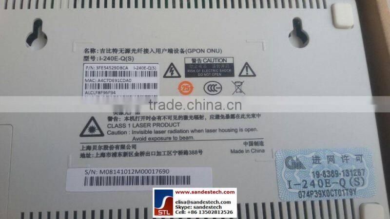 Alcatel Lucent Bell I-240E-Q(S) ONU FTTH ONT GPON ONU 4GE/FE+2 POTS Alcatel I-040E I-240E I-120E-Q