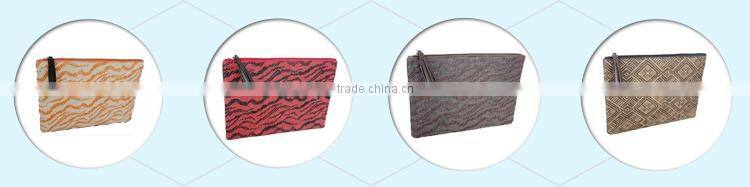 Factory supply different color straw custom ladies metal clutch bag handbags