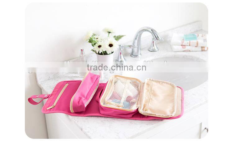 Fashionable eco-friendly painting folding hanging storage bag