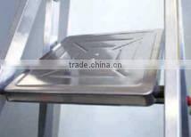 2015 Yongkang aluminium folding step adjustable ladder Max loading 150KGS