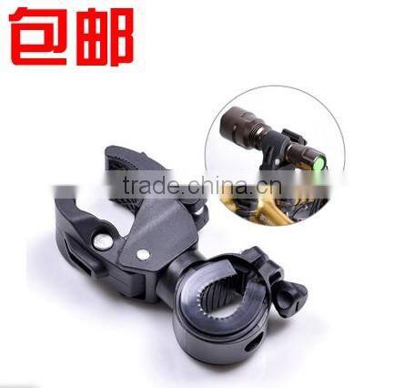 Bicycle Cycling Mount Clamp Clip Flashlight LED Torch Lamp Light Bracket Stand Holder
