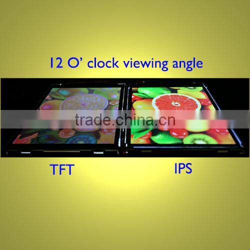 4.0 inch 480*800,ILI9806E,3 wire SPI +16/18/24 bit RGB interface, full viewing angle, high brightness IPS LCD