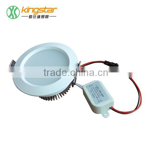 guangdong factory CE led down light 7W, hotel led panel down lamp