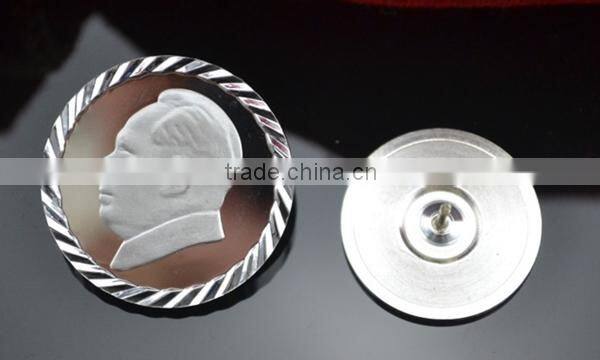Custom Made Lapel Pin/Wholesale 3D embossed Metal lapel pin/promotional custom metal lapel pin
