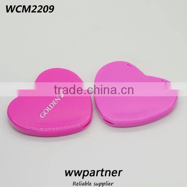Heart shaped wedding gift hand mirror