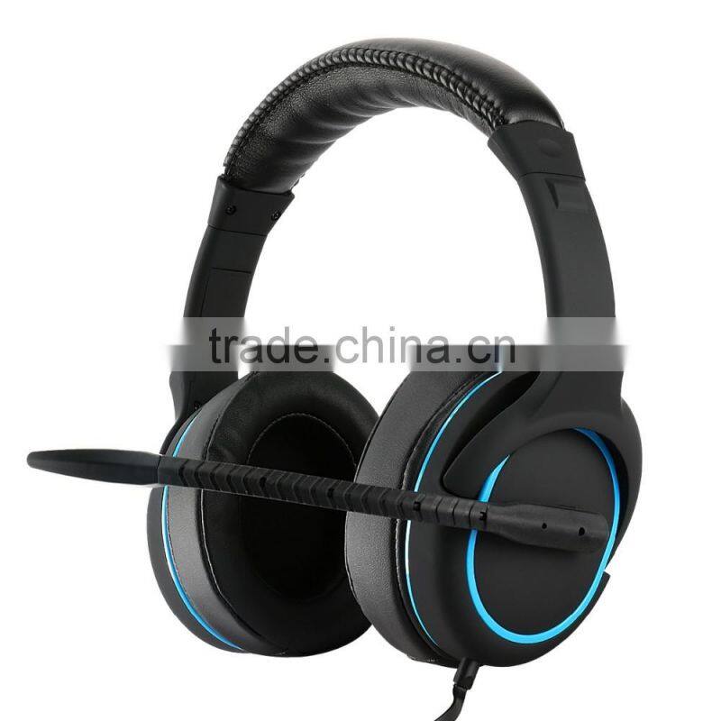 Supper bass big earpad comfortable gaming headphone overhead with mic for PS4 Xbox one,PC/tablet/cell phone headphone