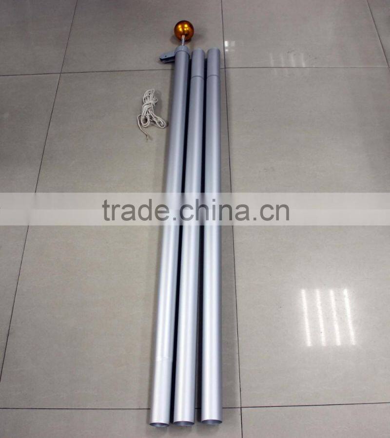 5m to 10 m outdoor aluminum telescopic Flagpole For Square Flag /flagpole light pole/telescopic country flagpole