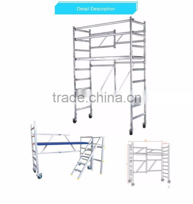 fast style plettac h type frame scaffolding for construction