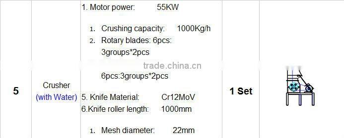 pet bottle recycling line sales to many countries