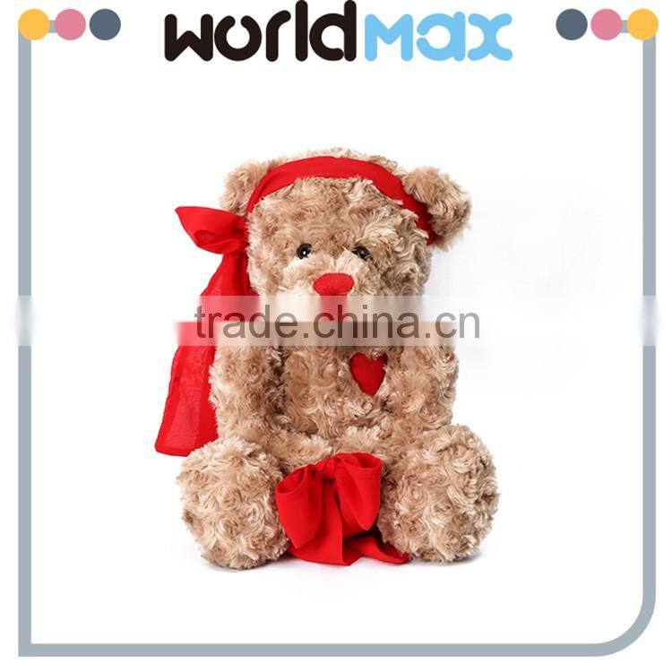 Kid Gift OEM Enterprise Plush Little Heart Bear Cartoon Toy Doll