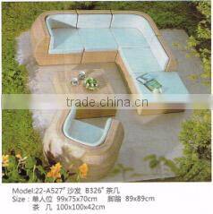 Fashion new design plastic rattan patio set garden furniture outdoor