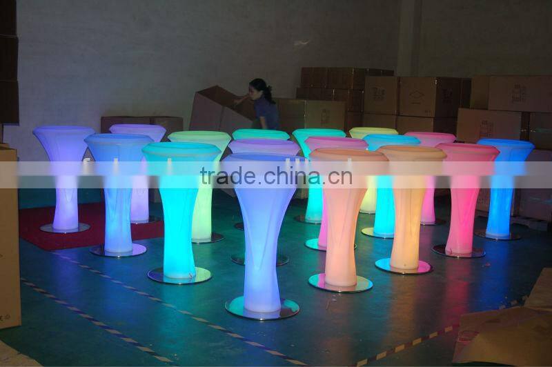 Hot sale LED illuminated bar furniture/LED sofa chair/LED drum stool