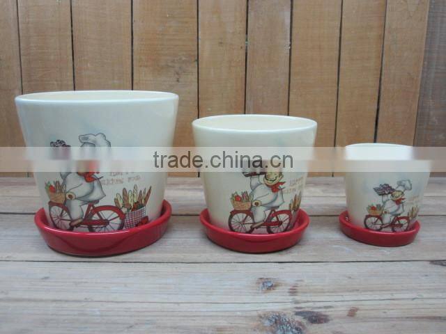 decorative new chef design ceramic complete bathroom set