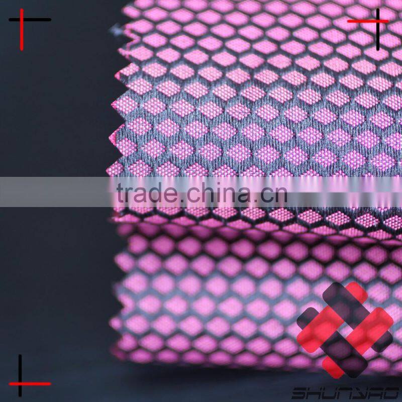 two tone honeycomb polyester oxford for bags