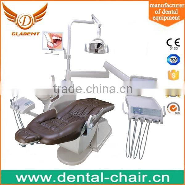 Gladent New model dental chair with rotatable ceramic spittoon