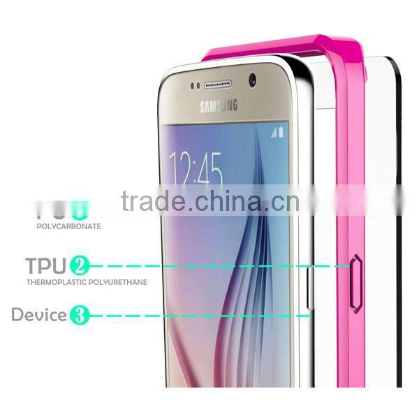 C&T Hybrid Ultra Slim Shockproof Bumper with Clear Back Panel Cover Case for HTC 10