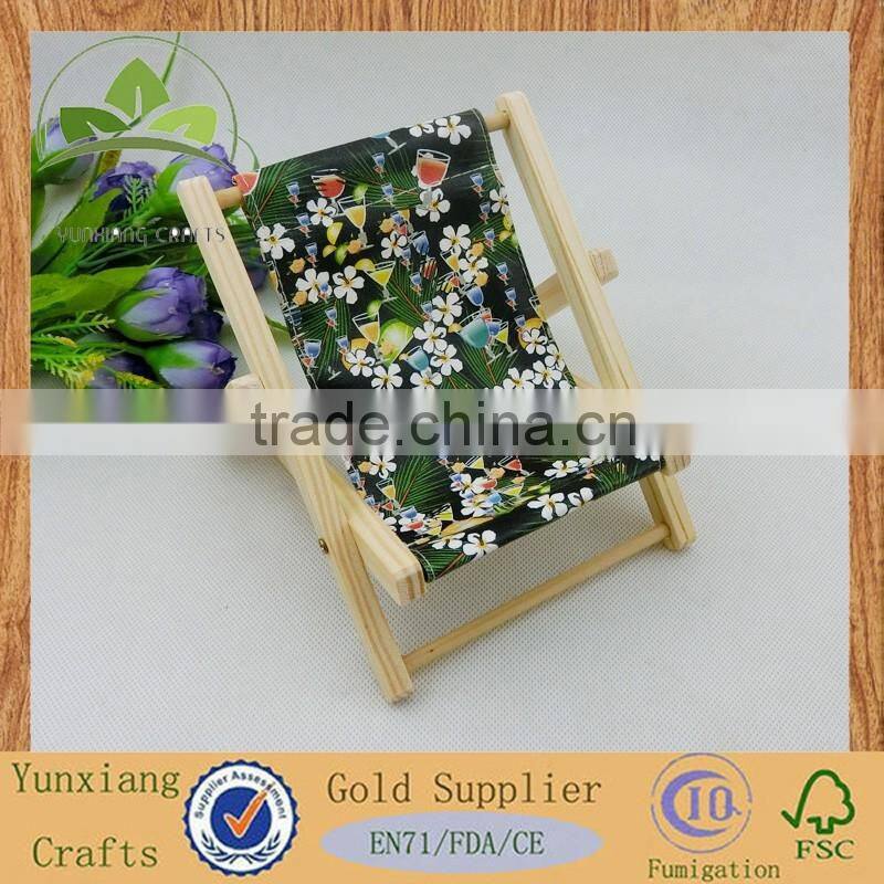 5.5" phone chair phone holder wood phone chair
