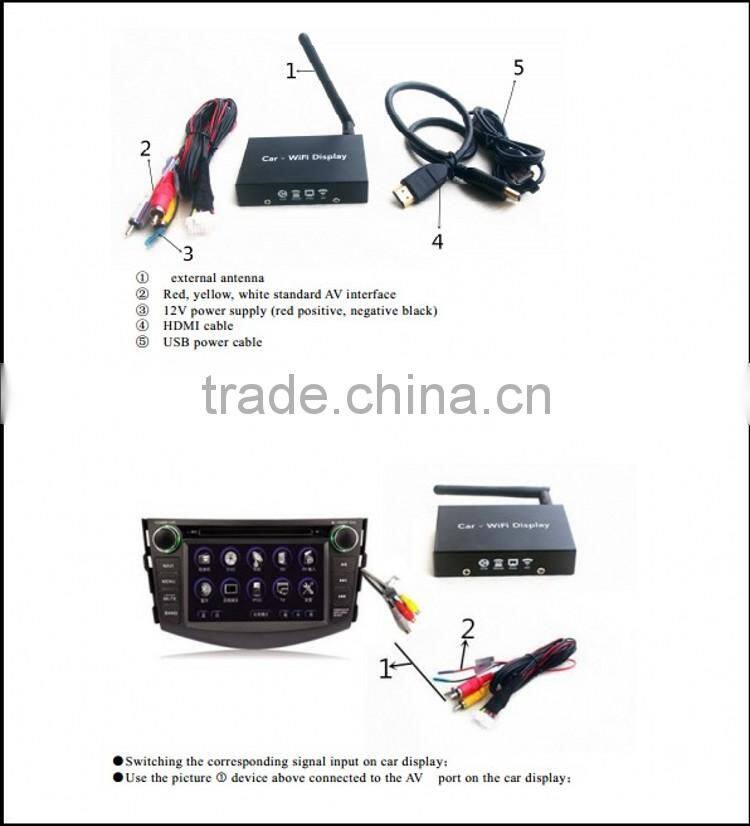 PCBA of PTV780 OEM/ODM Wifi miracast box mirror cast for Car Navigations