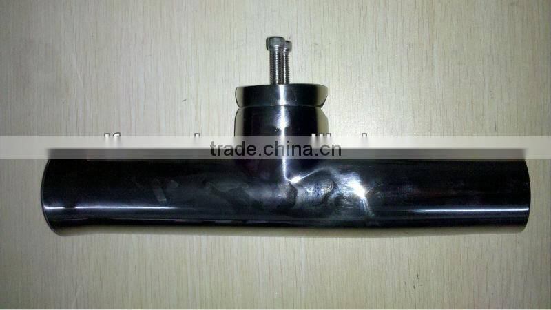 Stainless Steel Clamp On Tulip Style Rod Holder/ Tournament Style