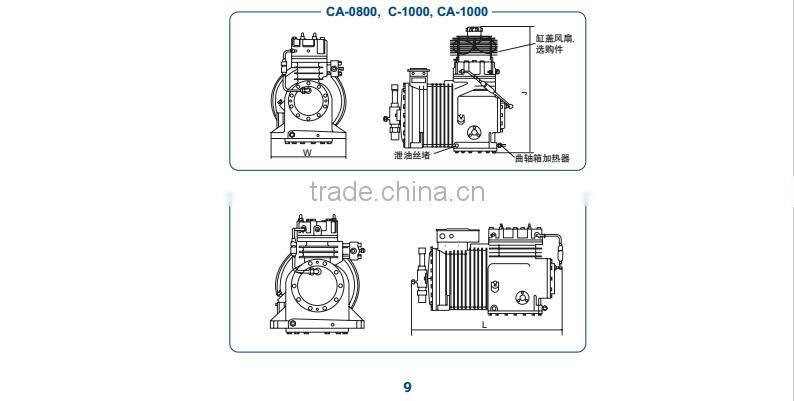 Original Semi-hermetic Copeland refrigeration compressor CA-0800