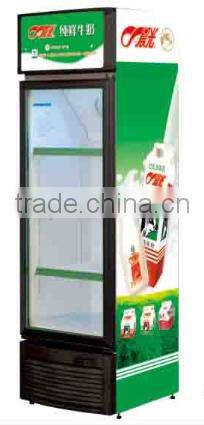 commercial supermarket glass door beer display cooler