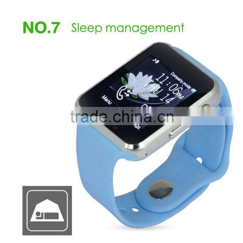 2016 New Smart Bluetooth Watch M26 With Led Display / Dial / Alarm / Music Player / Pedometer For Android Ios Mobile Phone