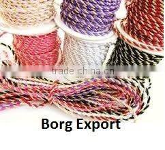 2mm Braided Leather Cords From BORG EXPORT / Braided Leather cord 2 mm