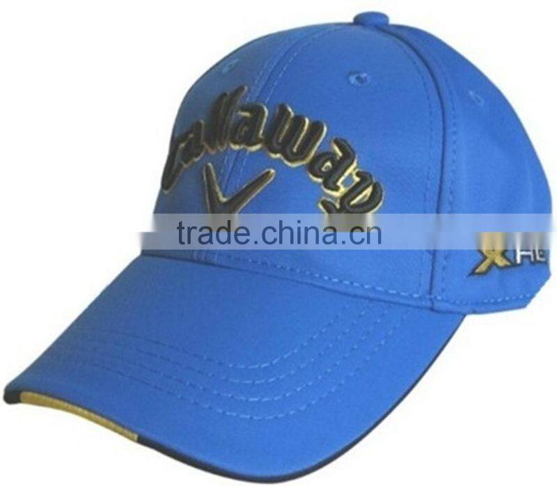 Newly fashion cotton embroidery adjustable size golf cap