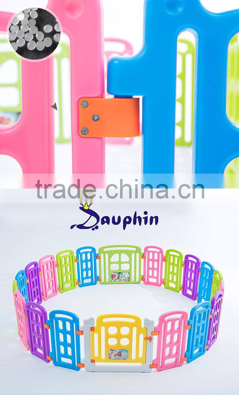 See larger image 8 Panels Saftey Game Playpen Kids Plastic Playpen European Standard Fence Baby Indoor Game Baby Playpen