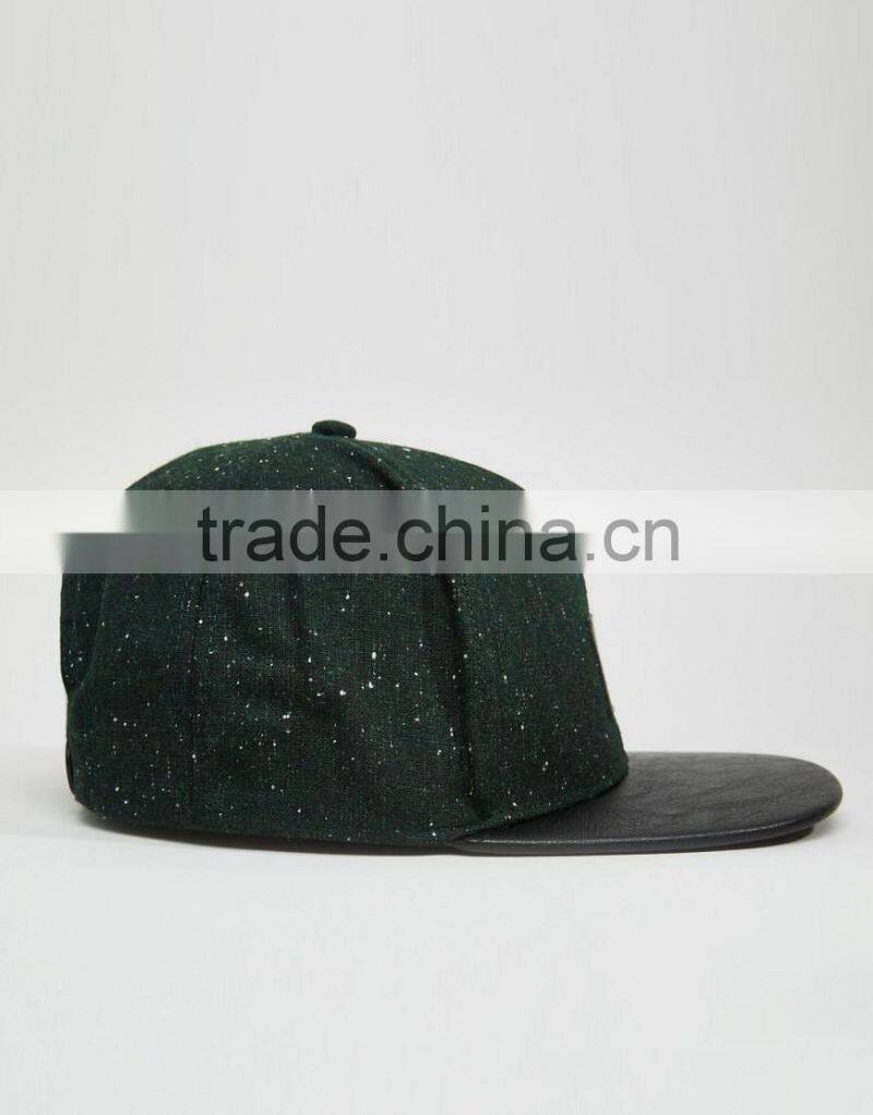 Daijun New Design OEM Hot Sale Plastic Buckle Embossed Khaki Men Custom Hemp Snapback Hat
