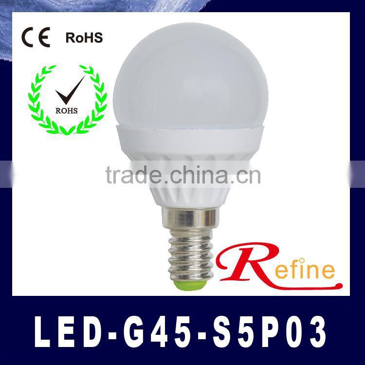 led candle bulb big sale 3W 5W e14 CE/ROHS led lights