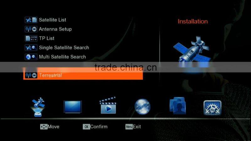 Original tiger t800 full hd satellite receiver DVB-S2/T2 1080P iptv set top box V8 combo with cccam cline porn video