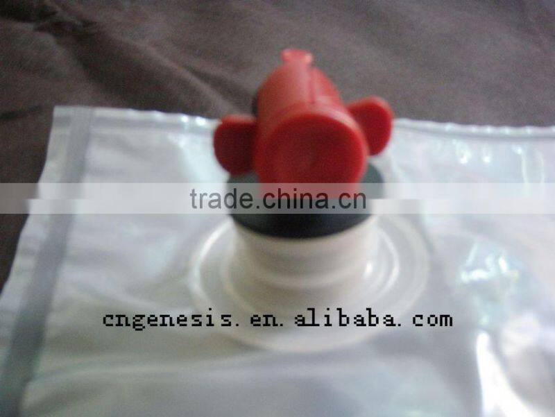 reusable pouch with valve /plastic bag in box
