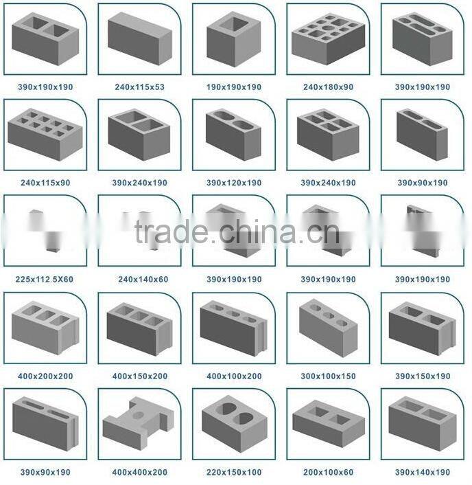 High stability SHENTA QTJ4-25 block making machine with long service life