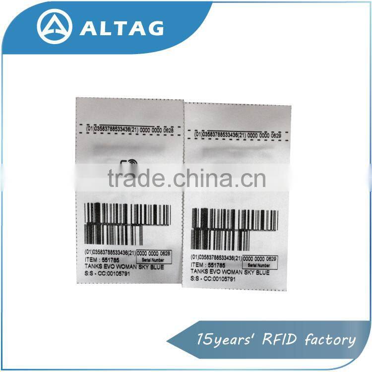 915mhz printed uhf rfid fabric tag