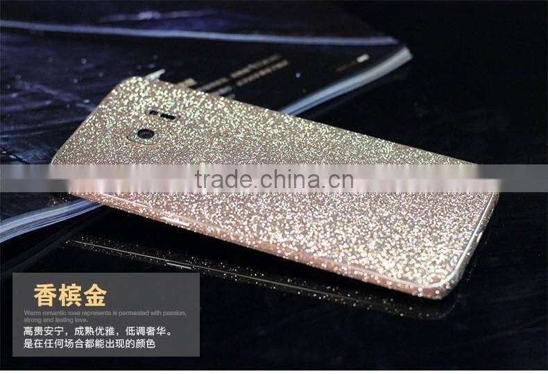 Bling bling glitter sticker cover case for samsung galaxy s7 edge, s7 edge diamonds case