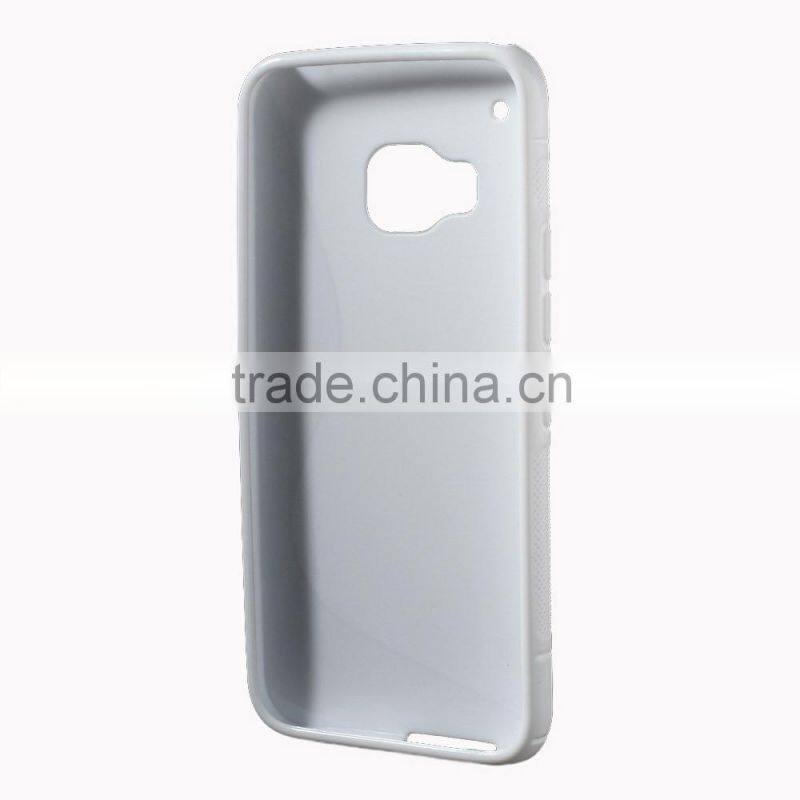 2015 China High Quality S Shape TPU Cover Mobile Phone Case for HTC One M9