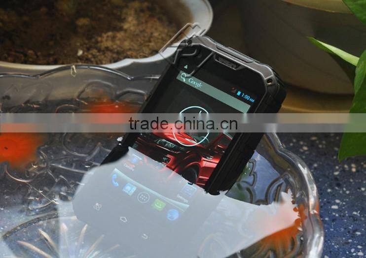 waterproof mobile phone land rover a8 MTK6572 dual core WCDMA 4 inch screen in stock