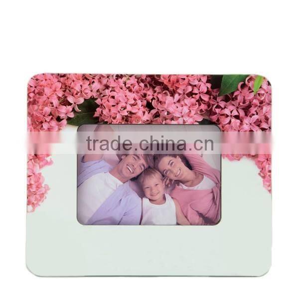 China manufacturer 6mm 7x8.5" heat transfer wooden photo frame