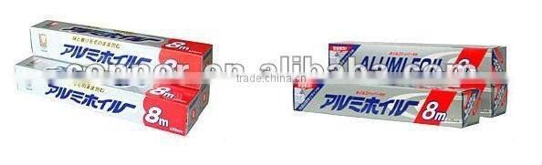 5m x 30cm x 10mic Disposable Food Grade Catering Kitchen Use Aluminum Foil Roll For Food Wrap