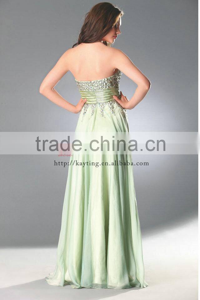 Beautiful Simple Guangzhou Turquoise Wedding Dress Imported From China
