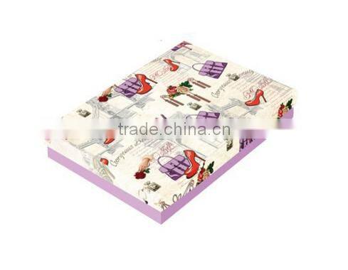 Flat pack magnetic closure gift paper boxes