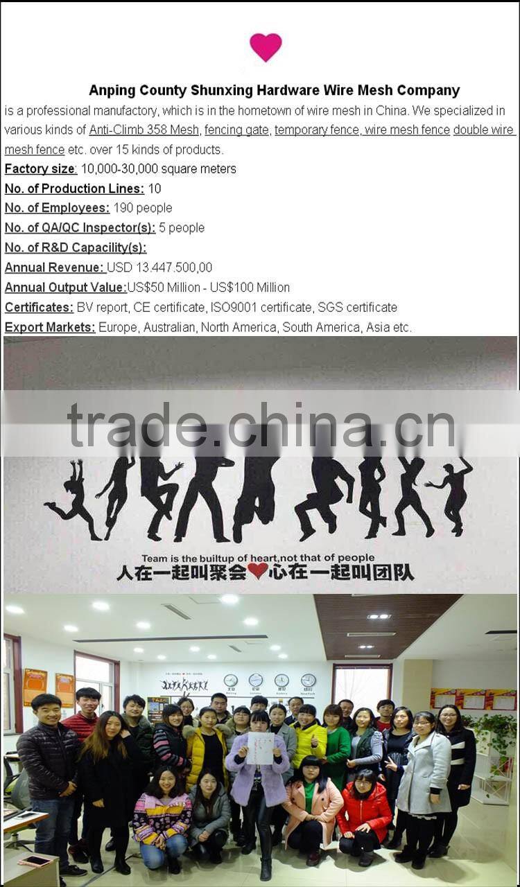 Trade Assurance dark green pvc coated Welded mesh fence