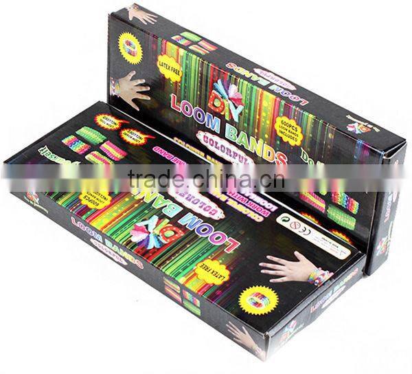 Candy Color Loom Rubber Bands Charm Bracelet ZTSA-B117